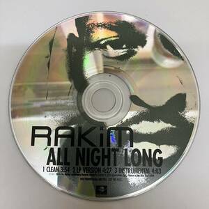 裸33 HIPHOP,R&B RAKIM - ALL NIGHT LONG INST,シングル CD 中古品