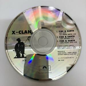 裸33 HIPHOP,R&B X-CLAN - FIRE & EARTH シングル CD 中古品