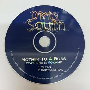 裸38 HIPHOP,R&B DIRTY SOUTH - NOTHIN' TO A BOSS INST,シングル CD 中古品