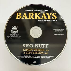 裸41 HIPHOP,R&B BARKAYS - SHO NUFF シングル,PROMO盤 CD 中古品