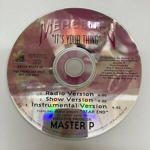 裸41 HIPHOP,R&B MERCEDES - IT'S YOUR THING INST,シングル,PROMO盤 CD 中古品