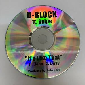 裸42 HIPHOP,R&B D-BLOCK - IT'S LIKE THAT シングル CD 中古品