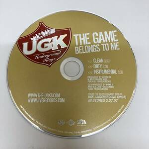 裸42 HIPHOP,R&B UGK - THE GAME BELONGS TO ME INST,シングル CD 中古品