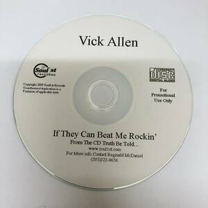 裸42 HIPHOP,R&B VICK ALLEN - IF THEY CAN BEAT ME ROCKIN' シングル,PROMO盤 CD 中古品