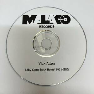 裸42 HIPHOP,R&B VICK ALLEN - BABY COME BACK HOME シングル CD 中古品