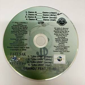 裸42 HIPHOP,R&B UTP - DAMN N-DAMN / GRAND - LIKE UMM INST,シングル CD 中古品