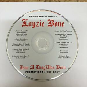 裸42 HIPHOP,R&B LAYZIE BONE - HOW A THUG WAS BORN アルバム CD 中古品