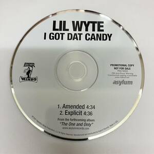 裸45 HIPHOP,R&B LIL WYTE - I GOT DAT CANDY シングル,PROMO盤 CD 中古品