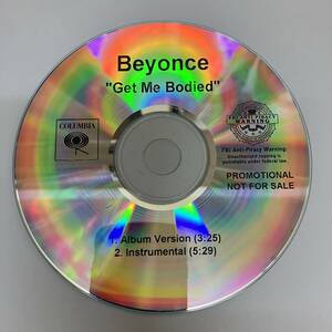 裸45 HIPHOP,R&B BEYONCE - GET ME BODIED INST,シングル,PROMO盤 CD 中古品