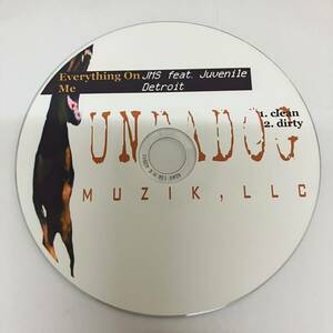 裸51 HIPHOP,R&B UNDADOG - EVERYTHING ON ME シングル CD 中古品