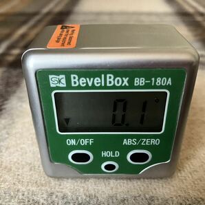 デジタル角度計 新潟精機 Bevel Box BB-180A 電池付属 動作確認済 ★売切り ★の画像2