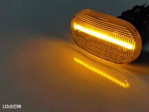 ☆送料込 SUZUKI 01 点滅 スモーク LED サイドマーカー スモークレンズ スイフト HT51S スポーツ HT81S ジムニー JB23W ～5型_画像2