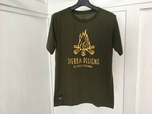 SIERRA DESIGNSシェラデザイン ドライTシャツ カーキ サイズM