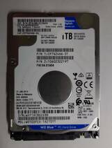 正常品　使用時間　10時間　Western Digital 　WD10SPZX　1TB　2.5インチ 　7ｍｍ_画像1