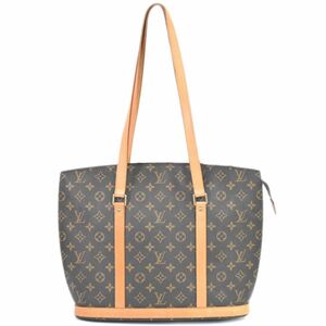 本物 ルイヴィトン LOUIS VUITTON LV バビロン モノグラム ショルダーバッグ トートバッグ ブラウン M51102