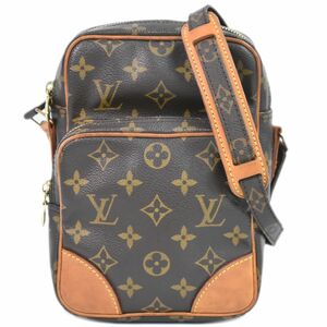 本物 ルイヴィトン LOUIS VUITTON LV アマゾン モノグラム ショルダーバッグ ポシェット ブラウン M45236