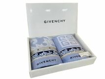 GIVENCHY ジバンシー ジバンシィ タオルセット ゲストタオル 箱付き 家庭用品 タオル 2点セット _画像1