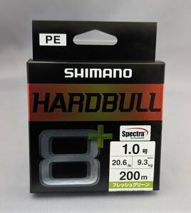  быстрое решение!! Shimano * твердый bru8+ 1.0 номер 200m свежий зеленый * новый товар SHIMANO HARDBULL