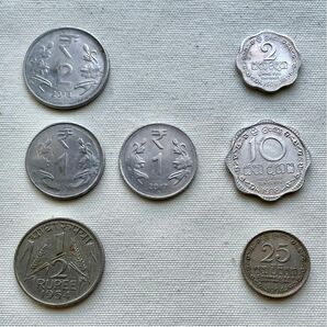 外国コイン インド 旧硬貨 スリランカ ルピー