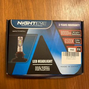 NIGHTEYE LEDヘッドライト6500K H4