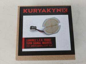 2935/クリアキン kuryakyn LuminEZ L.E.D. フロントターンシグナルコンバージョン/BIK-485239　 未使用品