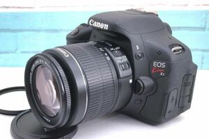 S数 1458 Canon キヤノン Eos Kiss X5 バリアングルパネル 自撮り 付属品豊富　スマホ転送　一眼レフカメラ