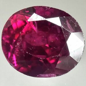 ☆天然ルビー 0.795ct☆M 約5.1×5.2mm ルース 裸石 宝石 ジュエリー ruby corundum コランダム の画像1