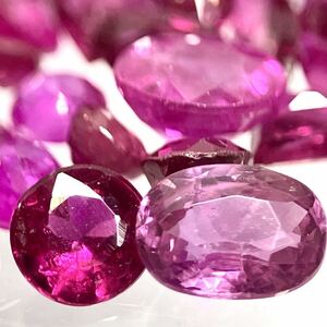 ☆天然ルビーおまとめ20ct☆J 約4g裸石 宝石 コランダム ジュエリー 紅玉 jewelry corundum ruby ②