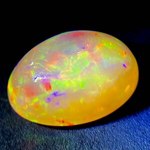 * natural fire - opal 3.451ct*M approximately 12.4×8.9mm loose . color unset jewel gem jewelry fire opal jewerly