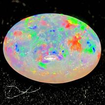 遊色効果抜群!! ☆天然オパール 1.332ct☆M 約9.2×7.0mm ルース 裸石 宝石 ジュエリー jewerly opal_画像8