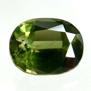 ☆天然グリーンサファイア 1.397ct☆M 約7.0×5.6mm ルース 裸石 宝石 ブルー コランダム green sapphire corundum jewelry 
