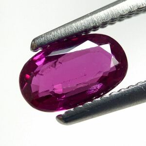 ☆天然ルビー 0.523ct☆M 約5.9×3.5mm ソーティング付 ルース 裸石 宝石 ジュエリー ruby corundum コランダム 