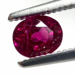 ☆天然ルビー 0.405ct☆M 約4.5×3.6mm ソーティング付 ルース 裸石 宝石 ジュエリー ruby corundum コランダム 