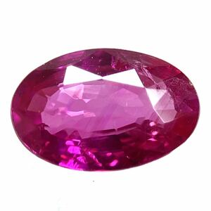 ☆天然ルビー 0.477ct☆M 約6.0×4.0mm ソーティング付 ルース 裸石 宝石 ジュエリー ruby corundum コランダム 