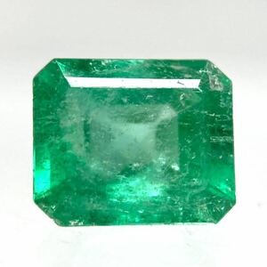 ☆天然エメラルド1.261ct☆M 約7.3×6.1mm ルース 裸石 宝石 ジュエリー ベリル jewelry beryl emerald テDG0