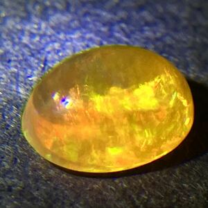 ☆天然ファイヤーオパール 1.605ct☆M ソーティング付 約9.5×6.8mm ルース 遊色 裸石 宝石 ジュエリー opal jewerly テDE0