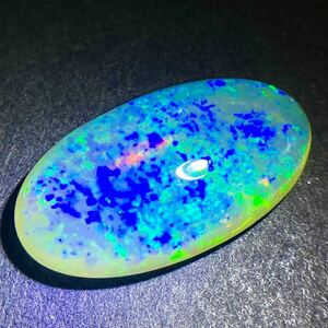 ☆天然オパール 4.787ct☆J 約18.3×9.9mmソーティング付 ルース 遊色 裸石 宝石 ジュエリー opal jewerly 