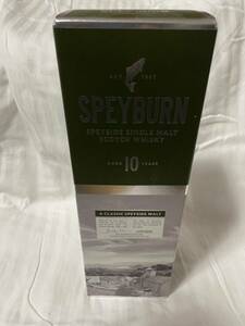 【未開栓】他商品同梱可能　即日発送　speyburn スペイバーン 10年　箱付き