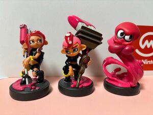 任天堂 amiibo スプラトゥーン タコ タコガール タコボーイ トリプルセット