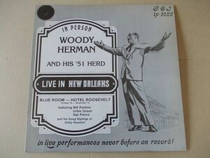 P3652　即決　LPレコード　ウディ・ハーマン　WOODY HERMAN『LIVE IN NEW ORLEANS』　輸入盤　UK盤