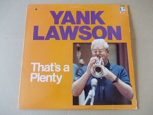 P3650　即決　LPレコード　YANK LAWSON『THAT'S A PLENTY』　輸入盤　US盤