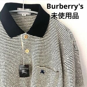 Burberry's 未使用品　ポロシャツ　半袖　日本製　　三陽商会　バーバリー　