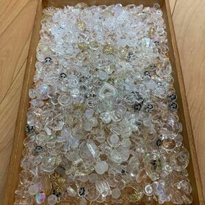 66.アンティークビーズ　プラスチックビーズ　アクリルアンティークビーズ　アソート　250g 大人女子　アクセサリーパーツ