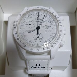 5月購入 未使用 保証書付 Snoopy MoonSwatch Omega White ムーンスウォッチ オメガ スヌーピー 白