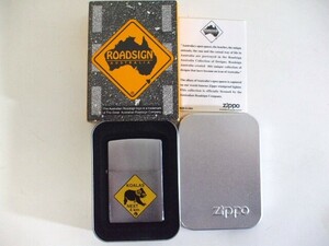 【元気堂】未着火 ZIPPO ジッポー コアラ KOALAS NEXT4km 道路標識 2000年製 オイルライター 喫煙具