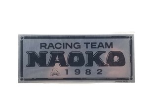 未開封 河合奈保子 RACING TEAM NAOKO 1982 アルミプレート