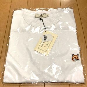 14 M メゾンキツネ　ワンフォックス　半袖Tシャツ　白