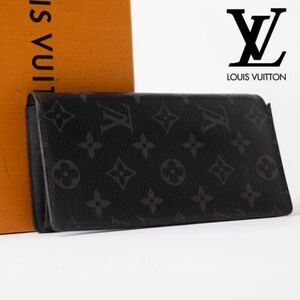 1円スタート★LOUIS VUITTON ルイヴィトン M61697 モノグラムエクリプス ポルトフォイユブラザ 二つ折り 長財布 ウォレット 47