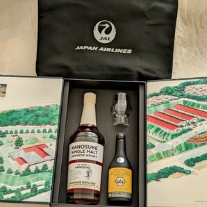 嘉之助 シングルモルト THE STORY OF KANOSUKE JAL Limited Edition 嘉之介 かのすけ 小正醸造 日本航空の画像1