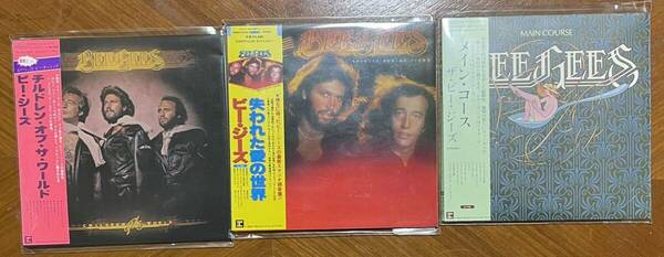 BEE GEES 紙ジャケ 3タイトルCD 廃盤 歌詞 対訳　解説付き帯付 